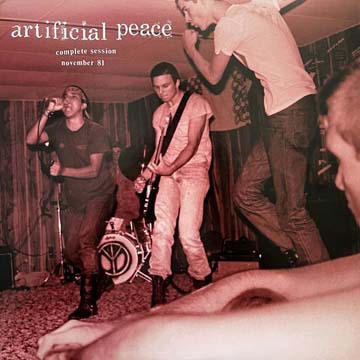 ARTIFICIAL PEACE "Complete Session" LP (Dis) Orange Vinyl